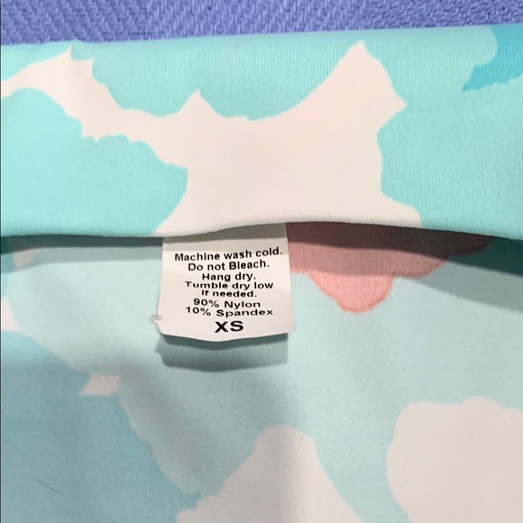 MAHI GOLD Aqua and Orange Floral Mini Dress - Picture 5 of 8